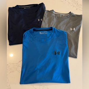 Men’s Under Armour Athletic Tees x3 XL